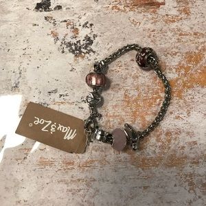 Max & Zoe Peace Bird Charm Bracelet